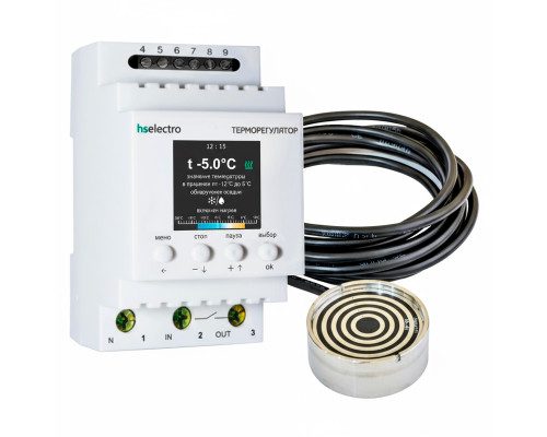 HS Electro ТС-7, цифровой терморегулятор для систем антиобледенения и снеготаяния в KatalogObogreva.ru
