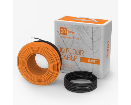 IQ FLOOR CABLE-20 (1000 Вт, 50 м) — электрический кабельный теплый пол в стяжку в KatalogObogreva.ru