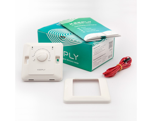 KEEPLY 10.10E, механический накладной терморегулятор для теплого пола в KatalogObogreva.ru