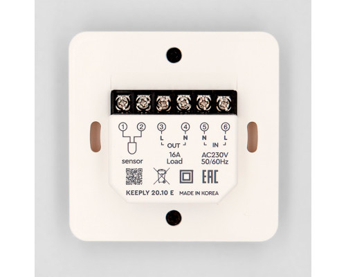 KEEPLY 20.10E, цифровой терморегулятор с накладным монтажом для теплого пола в KatalogObogreva.ru