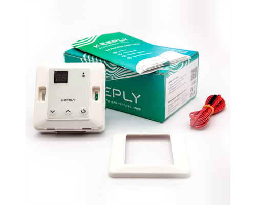 KEEPLY 20.20S, цифровой терморегулятор (накладной монтаж) для теплого пола в KatalogObogreva.ru