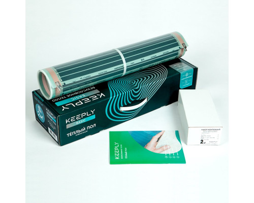 KEEPLY Basic 140-3.5 (490 Вт, 3.5 кв.м.) — инфракрасный пленочный теплый пол без стяжки в KatalogObogreva.ru