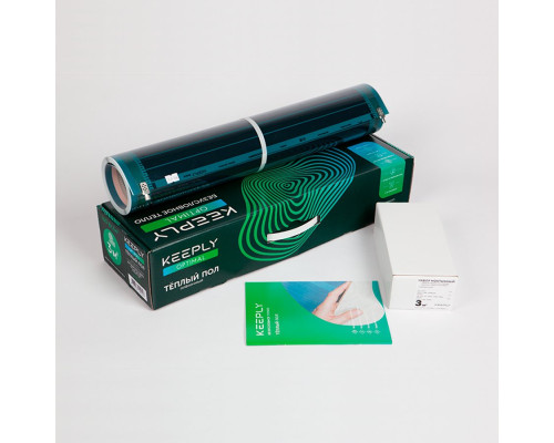 KEEPLY Optimal 160-3.5 (560 Вт, 3.5 кв.м.) — инфракрасный теплый пол (пленочный) под ламинат в KatalogObogreva.ru
