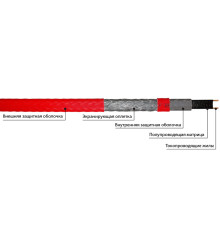 Lavita VMS 50-2 CT, 50 Вт — греющий кабель (саморегулирующий, экранированный)