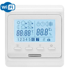 Menred E51.716 Wi-Fi (белый), программируемый терморегулятор с Wi-Fi для теплого пола