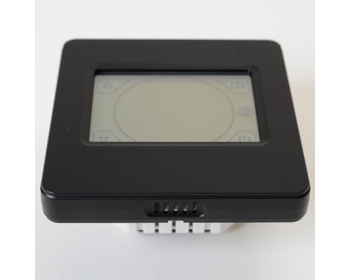 Menred E92.716 (черный), сенсорный программируемый терморегулятор для теплого пола в KatalogObogreva.ru