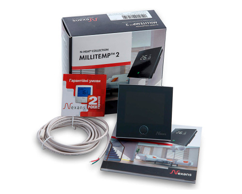 Nexans Millitemp 2 Breath, программируемый сенсорный терморегулятор для теплого пола в KatalogObogreva.ru