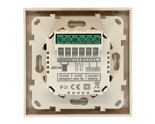 X4.44 Ivory, сенсорный программируемый терморегулятор для теплого пола в KatalogObogreva.ru