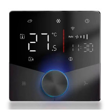 X1S.009 Wi-Fi Black, сенсорный программируемый терморегулятор для теплого пола