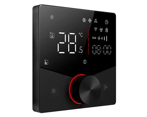 X1S.009 Wi-Fi Black, сенсорный программируемый терморегулятор для теплого пола в KatalogObogreva.ru