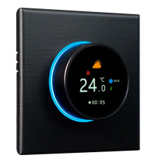 X1S.7000 Wi-Fi Black, сенсорный программируемый терморегулятор для теплого пола