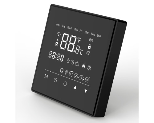 M62B Wi-Fi (черный), сенсорный программируемый терморегулятор с WiFi для теплого пола в KatalogObogreva.ru
