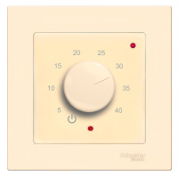 OEM X3.03 Beige, механический терморегулятор (в рамку SE AtlasDesign) для электрического теплого пола