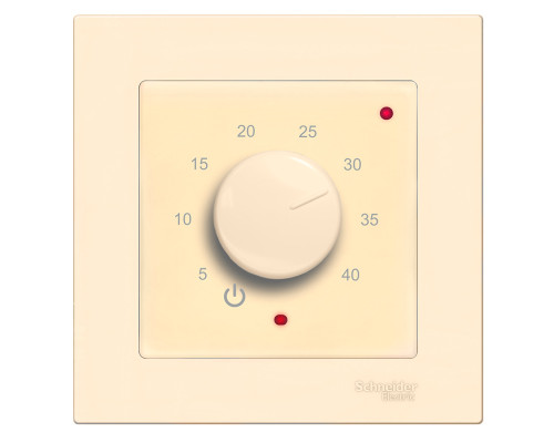 OEM X3.03 Beige, механический терморегулятор (в рамку SE AtlasDesign) для электрического теплого пола в KatalogObogreva.ru