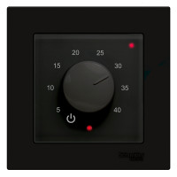 OEM X3.03 Black, механический терморегулятор (в рамку SE AtlasDesign) для электрического теплого пола