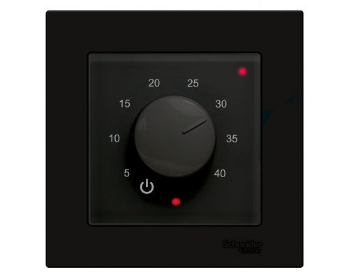 OEM X3.03 Black, механический терморегулятор (в рамку SE AtlasDesign) для электрического теплого пола в KatalogObogreva.ru
