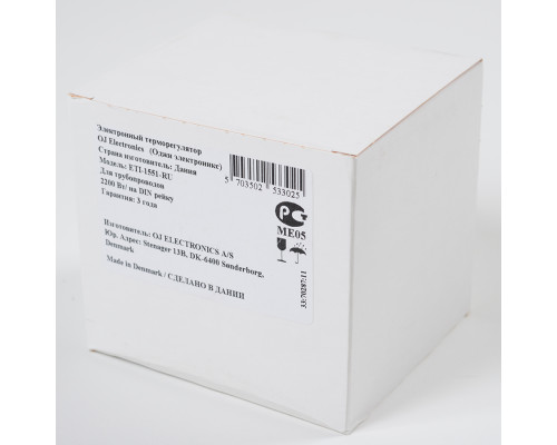 OJ Electronics ETI-1551, механический термостат для систем обогрева, на DIN-рейку в KatalogObogreva.ru