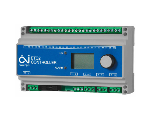 OJ Electronics ETO2-4550, метеостанция для наружных систем обогрева, на DIN-рейку в KatalogObogreva.ru