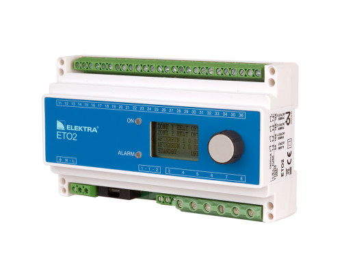 OJ Electronics ETO2-4550, метеостанция для наружных систем обогрева, на DIN-рейку в KatalogObogreva.ru