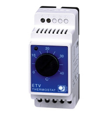 OJ Electronics ETV-1991, механический термостат для систем обогрева, на DIN-рейку