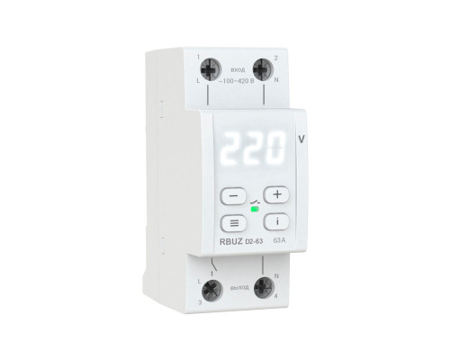 RBUZ D2-63 — Однофазное реле напряжения в KatalogObogreva.ru