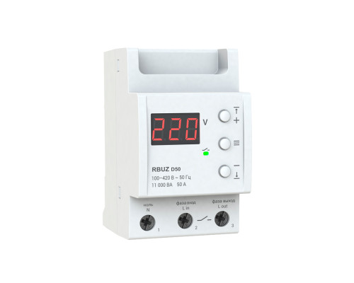 RBUZ D50 — Однофазное реле напряжения в KatalogObogreva.ru