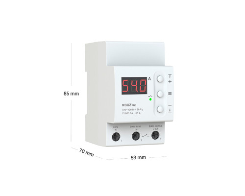 RBUZ I63 — Однофазное реле напряжения в KatalogObogreva.ru