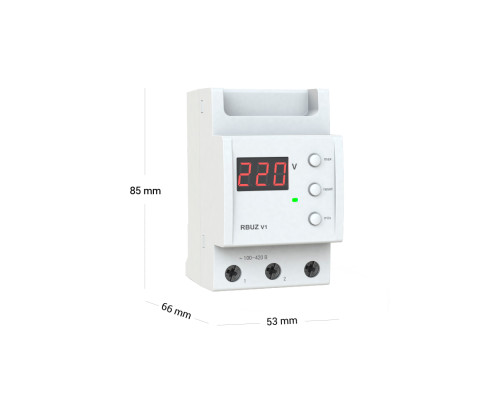 RBUZ V1 — Однофазный бытовой вольтметр в KatalogObogreva.ru