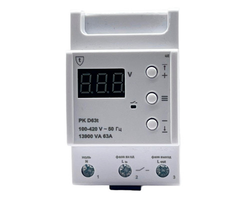 Реле контроля напряжения РК D25t (однофазное, с термозащитой) в KatalogObogreva.ru