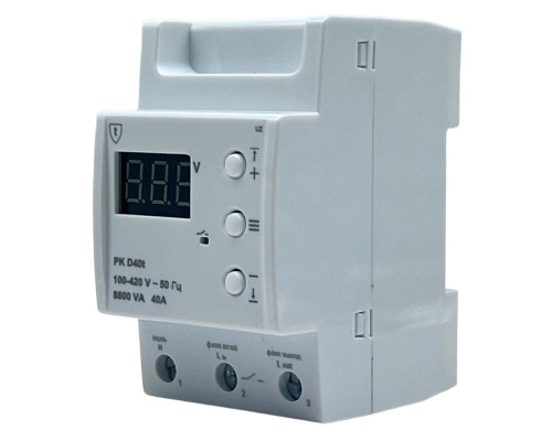Реле контроля напряжения РК D40t (однофазное, с термозащитой) в KatalogObogreva.ru