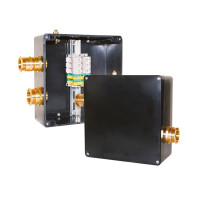 РТВ 1007 — соединительная коробка для соединения нагревательных секций на базе трехфазных нагревательных кабелей постоянной мощности