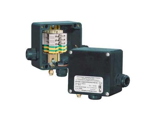 РТВ 402 — соединительная коробка для подключения к сети саморегулирующихся нагревательных кабелей в KatalogObogreva.ru