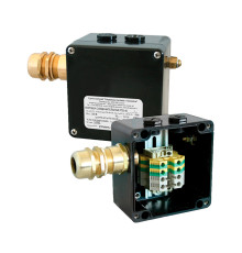 РТВ 406 — соединительная коробка для подключения к сети нагревательных кабелей постоянной мощности типа MIC