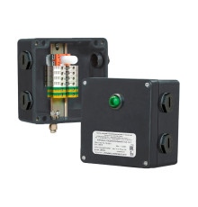 УСК 16.С — соединительная коробка со световой индикацией, для привода питания к саморегулирующимся нагревательным кабелям