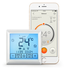 MCS 350, сенсорный программируемый терморегулятор с Wi-Fi для теплого пола