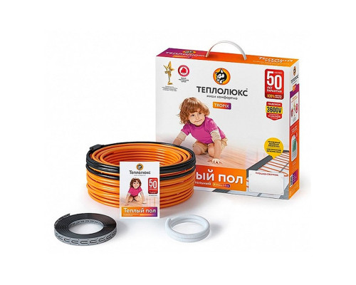 Теплолюкс Tropix ТЛБЭ-340 (340 Вт, 21 м) — кабель нагревательный для теплого пола в стяжку в KatalogObogreva.ru