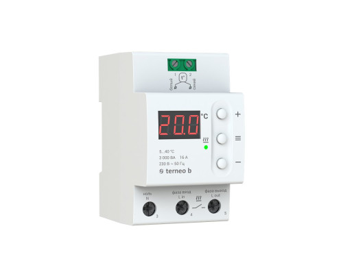 Terneo B 32А, цифровой терморегулятор на DIN рейку для теплого пола в KatalogObogreva.ru