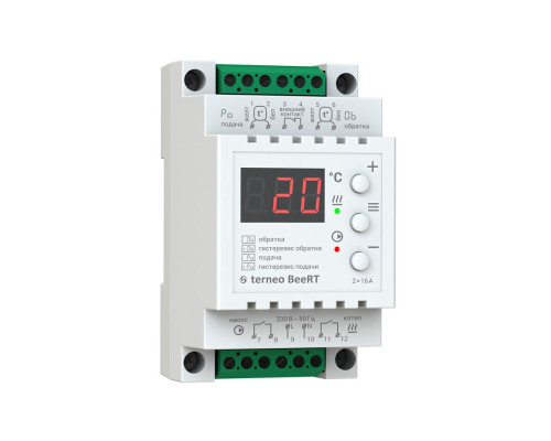 Terneo BeeRT, цифровой терморегулятор для электрически котлов и обогревателей в KatalogObogreva.ru