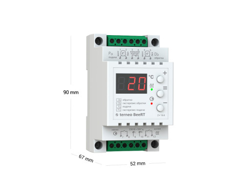 Terneo BeeRT, цифровой терморегулятор для электрически котлов и обогревателей в KatalogObogreva.ru