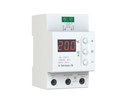 Terneo RK32, цифровой терморегулятор для электрокотлов и трубопроводов в KatalogObogreva.ru