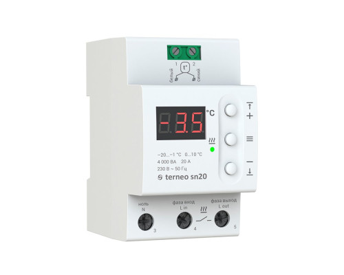 Terneo SN, цифровой терморегулятор для систем снеготаяния и антиобледенения в KatalogObogreva.ru