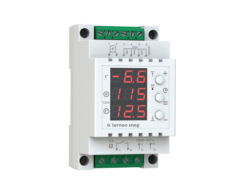 Terneo SNEG, цифровой терморегулятор для систем антиобледенения и снеготаяния в KatalogObogreva.ru