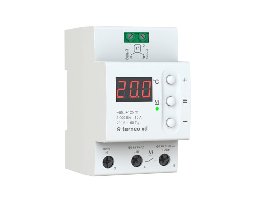 Terneo XD, цифровой терморегулятор для систем охлаждения и кондиционирования в KatalogObogreva.ru