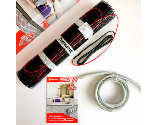 Thermomat TVK-130-5.0 (640 Вт, 5.0 кв.м.) — электрический теплый пол, нагревательный мат в KatalogObogreva.ru