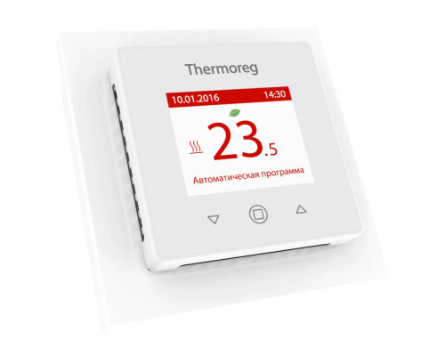 Thermoreg TI-970 White, программируемый терморегулятор (сенсорный) для теплого пола в KatalogObogreva.ru