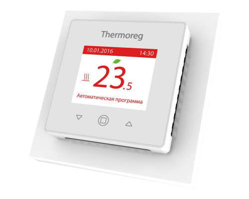 Thermoreg TI-970 White, программируемый терморегулятор (сенсорный) для теплого пола в KatalogObogreva.ru