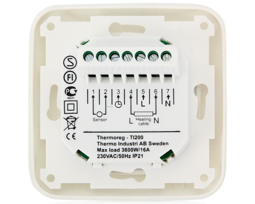 Thermoreg TI-200, механический терморегулятор для теплого пола в KatalogObogreva.ru