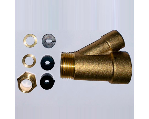 Тройник косого ввода TMpro TKV Base (комплект для трубы 1") в KatalogObogreva.ru