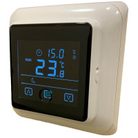 WarmLife BW white, сенсорный программируемый терморегулятор для теплого пола