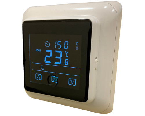 WarmLife BW white, сенсорный программируемый терморегулятор для теплого пола в KatalogObogreva.ru